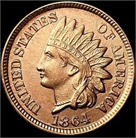1864 RD Indian Head Cent CHOICE BU