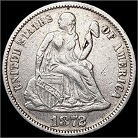 1872 Seated Liberty Dime CLOSELY UNCIRCULATED