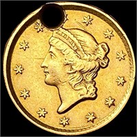 1852 Rare Gold Dollar HIGH GRADE