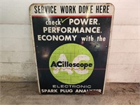 AC double sided sign