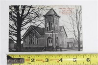 1918 Presbyterian Church Farmbersburg IN RPPC