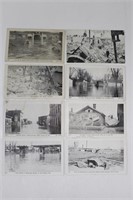 (6) 1937 Ohio River Flood Indiana Side RPPC