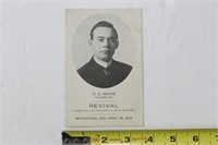 1914 Bradford Indiana Revival Advertisement R.S.