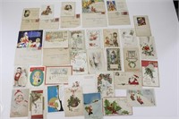 1920s Christmas Card Lot Palmyra Indiana