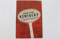 1950s Know Your Kentucky Triva Booklet