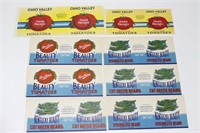 Water Valley/Owensboro Canning File Copy Labels
