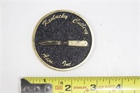 Kentucky Cutlery Association Brass Paperweight