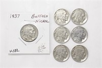 (7) 1930s Bufallo Nickel Lot