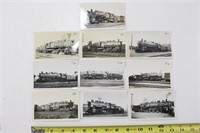 (10) Photographs of Railroad Train Engines