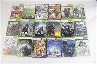 (18) Xbox 360 Video Game Lot