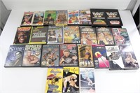 (25) WWF WWE Wrestling VHS and DVD Lot