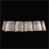 Ladies Silver Bracelet 925 Peru 2.34 Ounces of Slr
