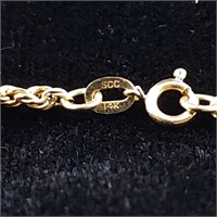 Gold Rope Chain 14K 2.32 Grams