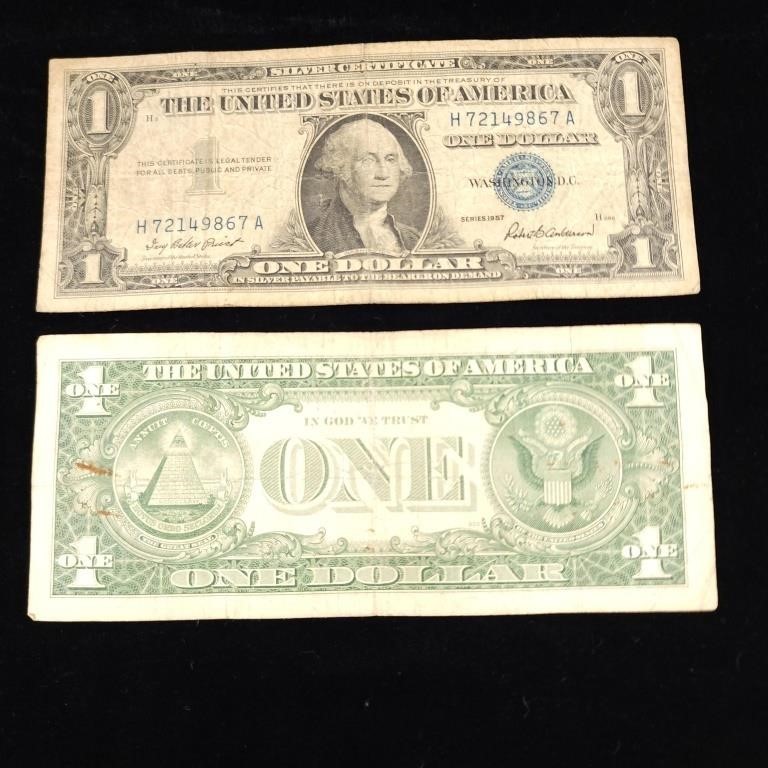 1957 Silver Certificate x2