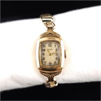 Ladies Vintage Elgin Wrist Watch 10K Gold Filled