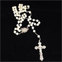 Prayer Beads with Sterling Silver Cross