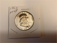 1963 Franklin Silver Half Dollar Proof