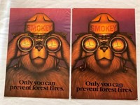 (6) 1980”s Only You Can Prevent Fires Posters