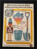 1980’s How To Burn Your Debris Poster