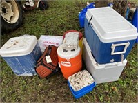 Assorted Coolers & Water Jugs