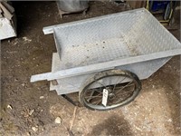 Aluminum Wheelbarrow with No Handles