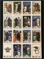 29 American League Uncut Baseball/Smokey Cards
