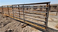 Free Standing Livestock Panel with Single End Gate