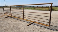 Free Standing Livestock Panel with Single End Gate