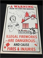 Warning From State Marshal Poster