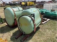 200 Gallon Saddle Spray Tanks w/ Mounting Brackets