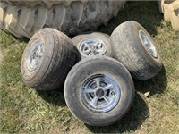 4 Golf Cart Tires w/ Rims