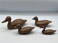 Vintage Brass ducks