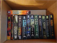 Box of the TV series CSI DVD's