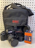 Ricoh KR-30sp 35mm Camera, Lenses, Flash, Case