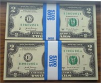 $200 consecutive serial number uncirculated $2