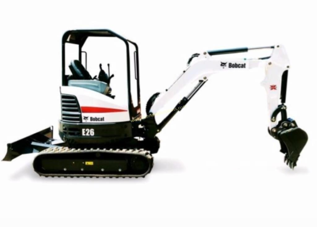 2015 Bobcat E26 Track Excavator