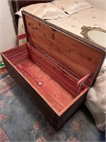 Vintage Lane cedar chest needs cleaning!