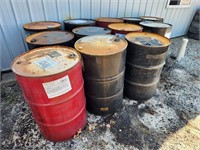 Steel 50-gallon drums
