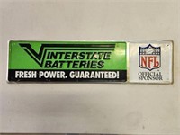 Interstate Batteries NFL sign