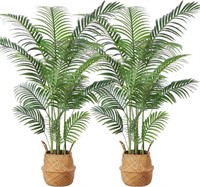 Ferrgoal Artificial Areca Palm Plants 5.2Ft 2PC