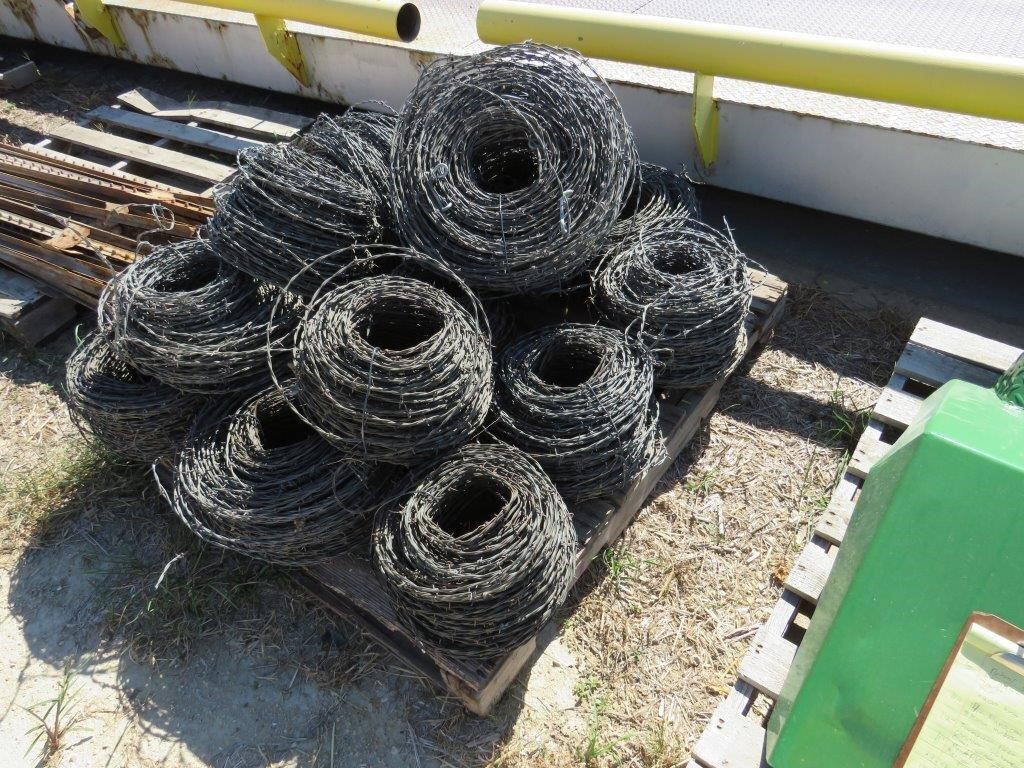 Pallet Full Of Barbed Wire