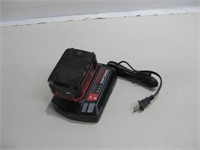Craftsman Battery Charger W/20v Battery Untested
