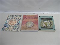 Three Wicca & Tarot Books Pictured