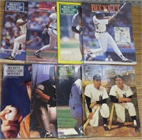 Lot of Beckett baseball card monthly magazines