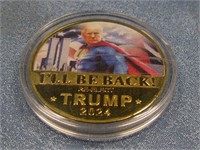 Trump I'll Be Back Super Man Coin
