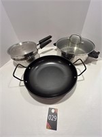 Copper Core 1801 Revereware Stainless Steel Pans