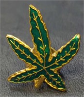 Marijuana hat pin