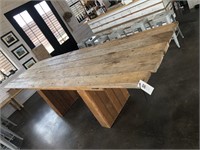 Rustic handmade hi-top table
