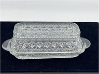 Anchor Hocking Wexford Glass butter dish