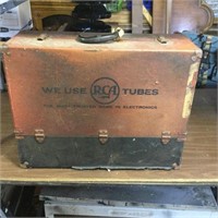 RCA Repair case full of vacuum tubes